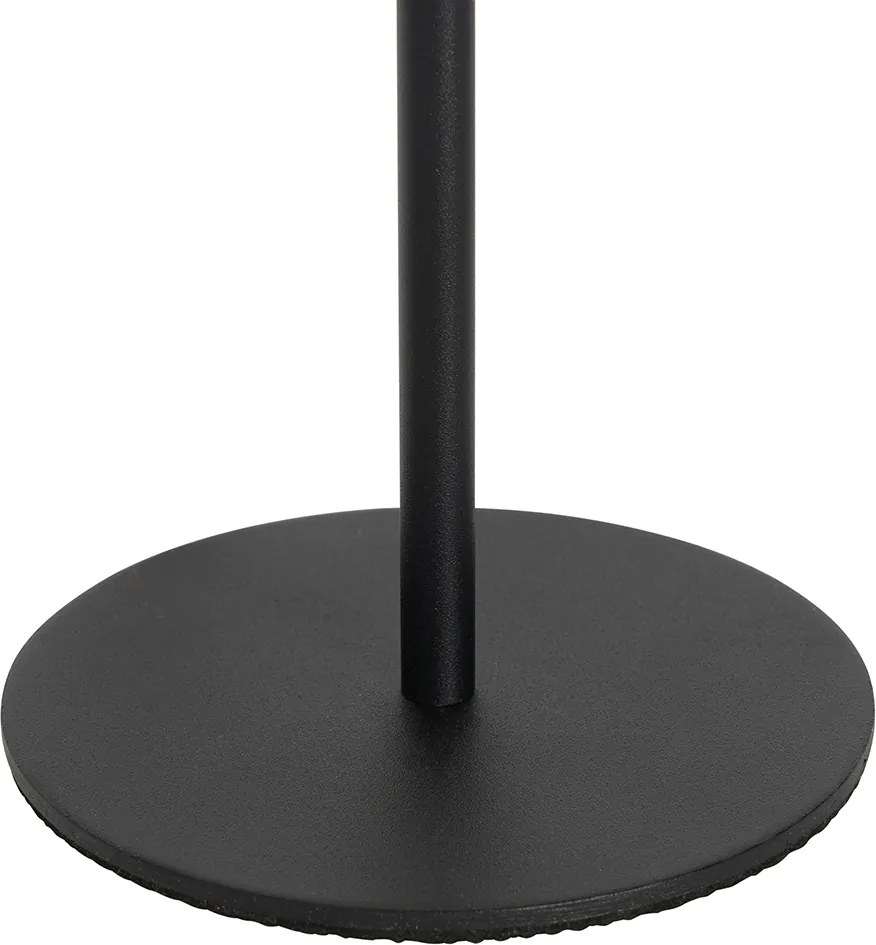 Lampa stołowa czarna z wbudowanym ściemniaczem i ładowaniem LED IP54 - Murdock