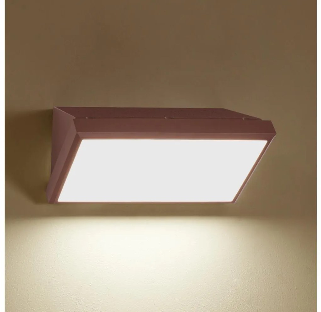 Brilagi - Kinkiet zewnętrzny TRIANGLE 1xE27/60W/230V brązowy IP65