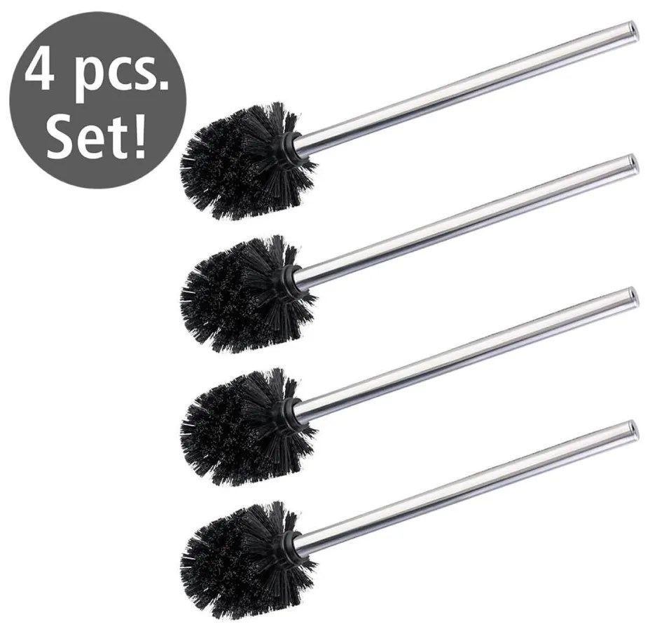 WENKO 24089800 - Szczotka do WC 8x35 cm stal nierdzewna/srebrna/czarna