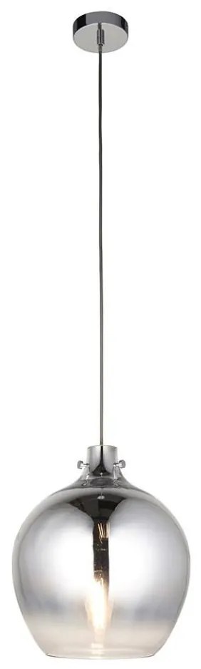 Endon 96442 - Żyrandol na lince PANTHER 1xE27/10W/230V chrom błyszczący/dymny