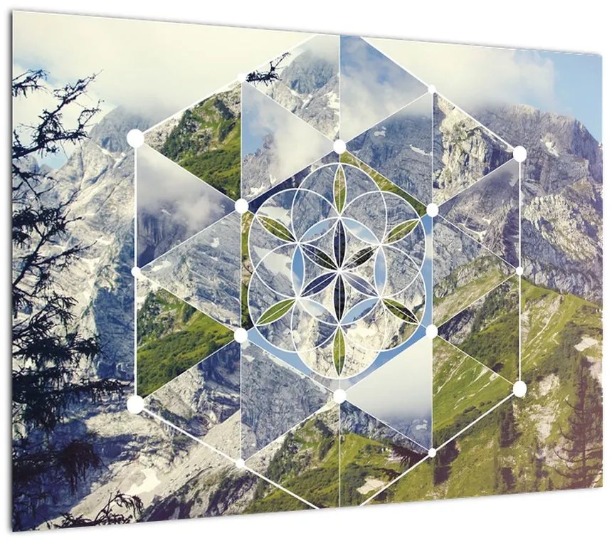 Obraz - Figura geometryczna (70x50 cm)
