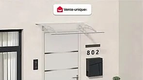 Zadaszenie proste NEONA z aluminium – 120 × 90 × 15 cm