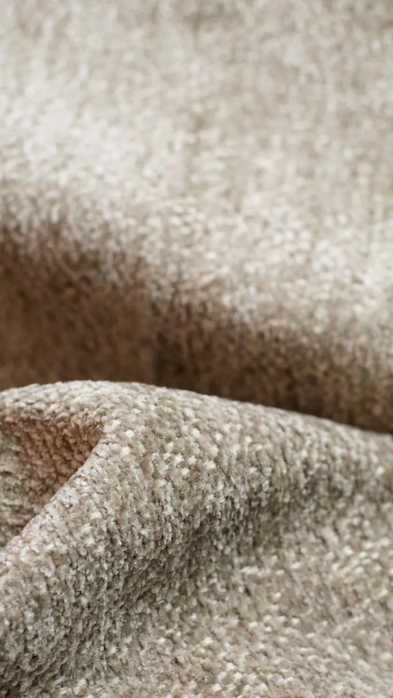 Obrotowy fotel designerski COSMIC RAVEN, ciemny beżowy