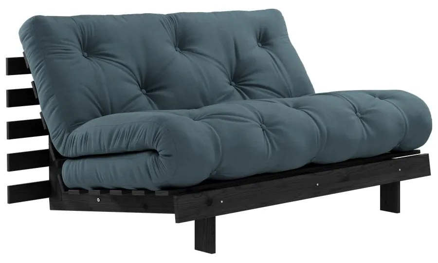 Morska rozkładana sofa 140 cm Roots Black Night – Karup Design