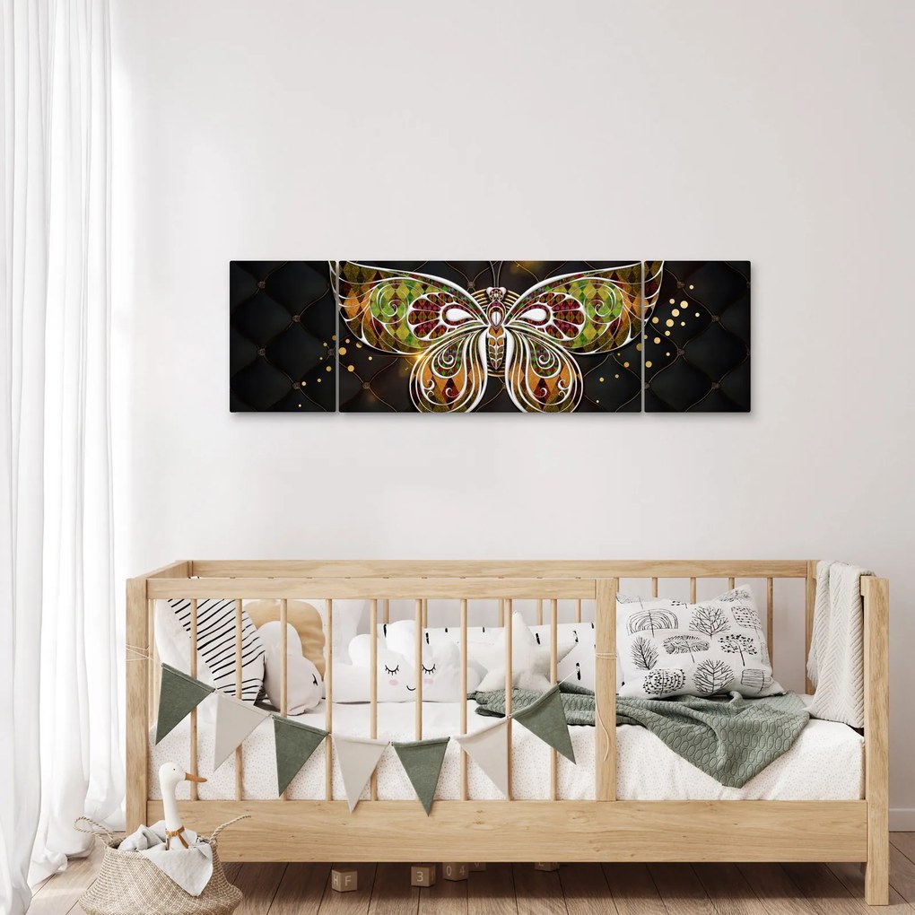 Obraz - Magiczny motyl (170x50 cm)