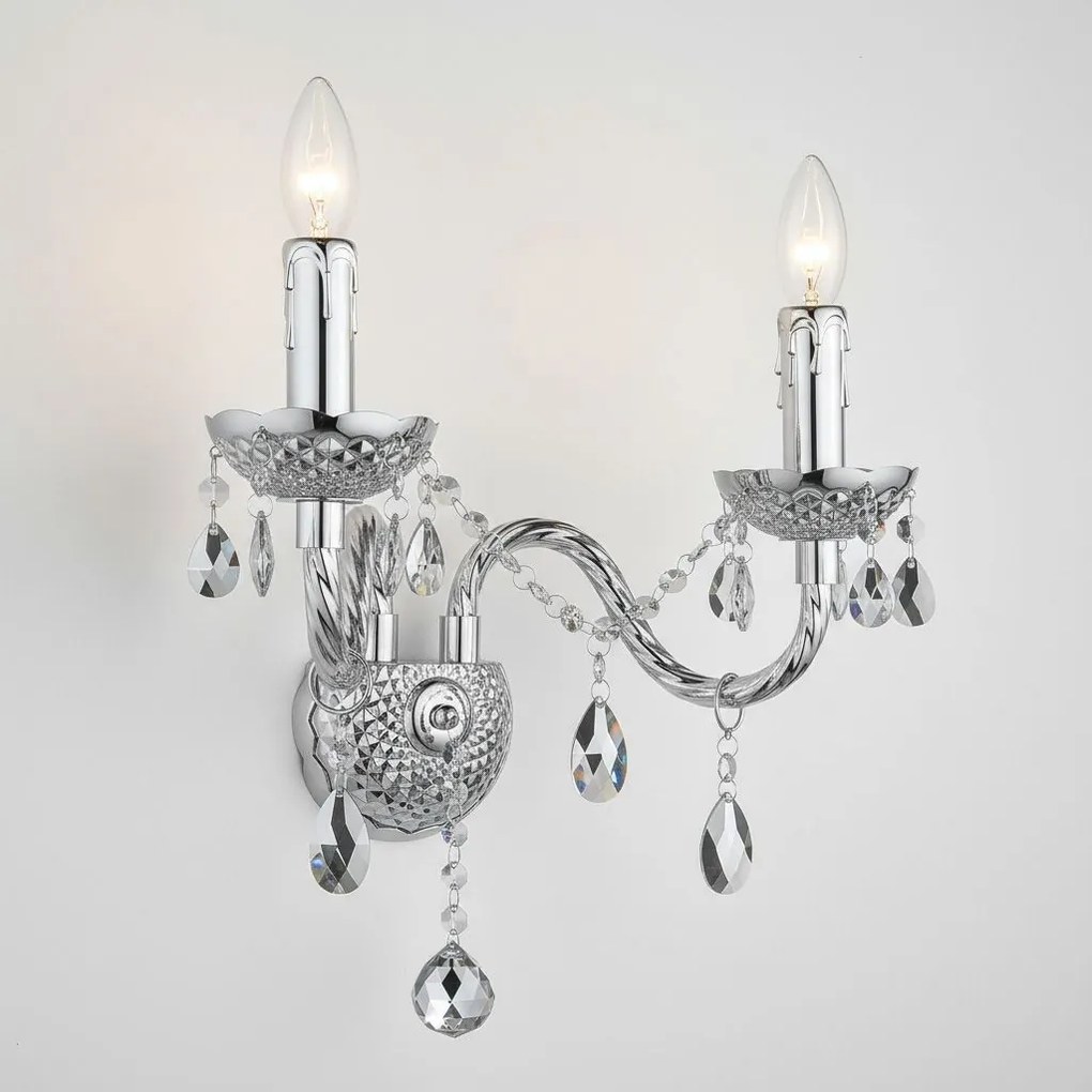 KINKIET ŚCIENNY EBT019-2W Chrom