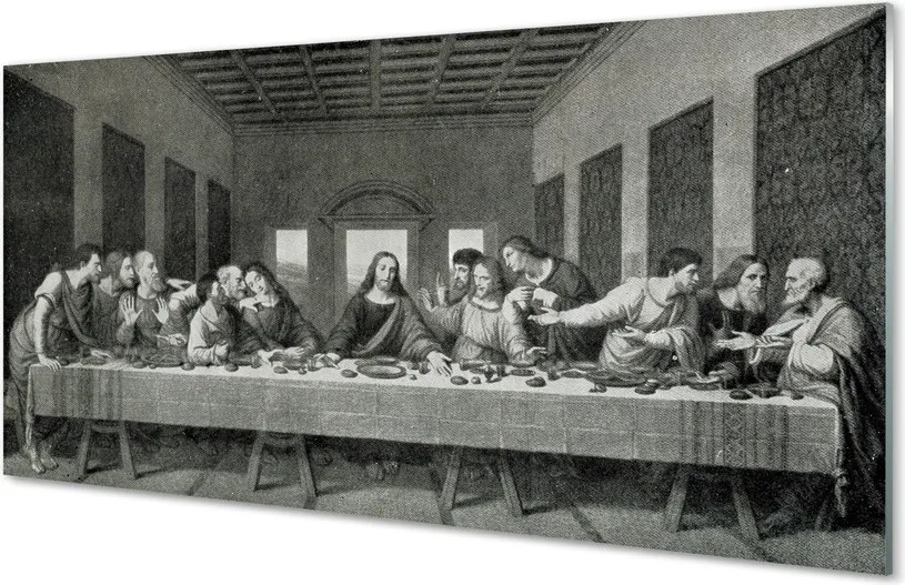 Panel szklany do Kuchni Artystyczna Ostatnia Wieczerza