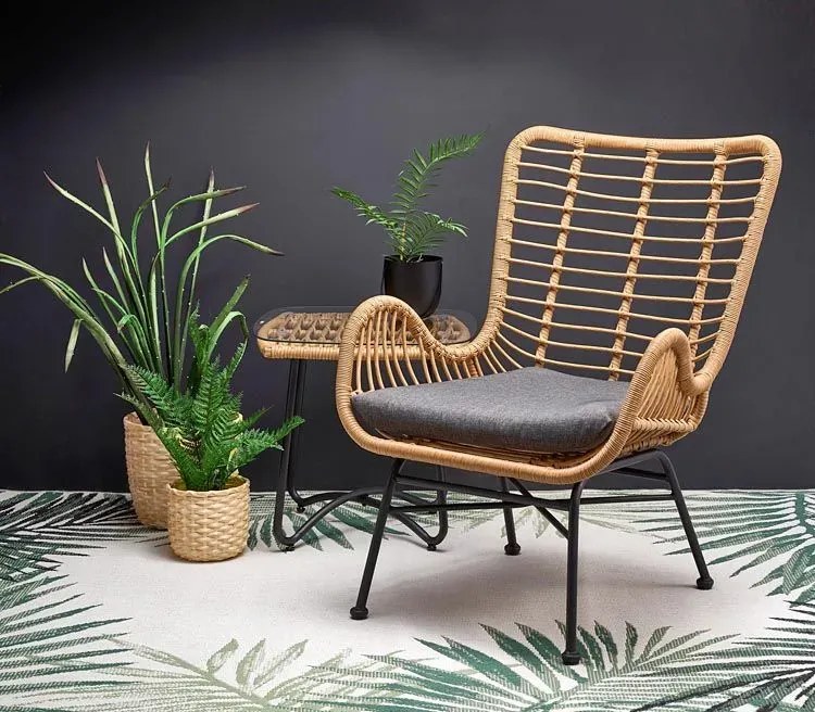 Rattanowy fotel do pokoju L7-L78