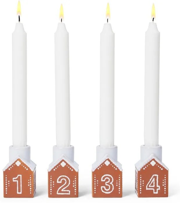 Ceramiczny adwentowy świecznik Gingerbread – Kähler Design