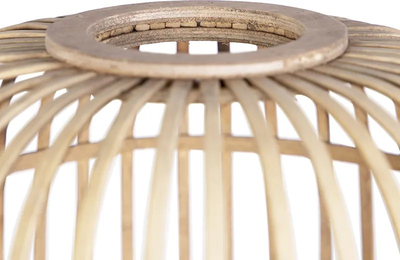 Lampa podłogowa w stylu rustykalnym z rattanu - Manila