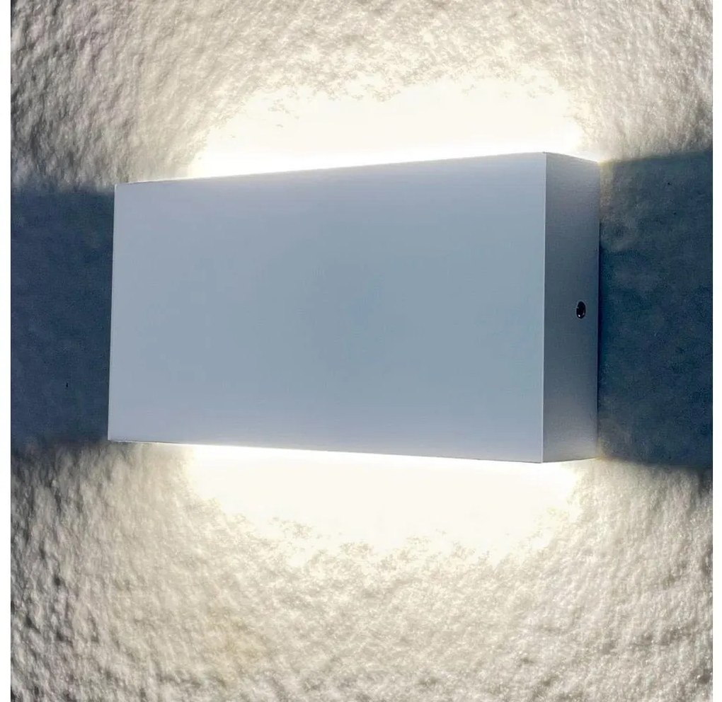 LED Kinkiet zewnętrzny CHICAGO 2xLED/5,5W/230V IP44 biały