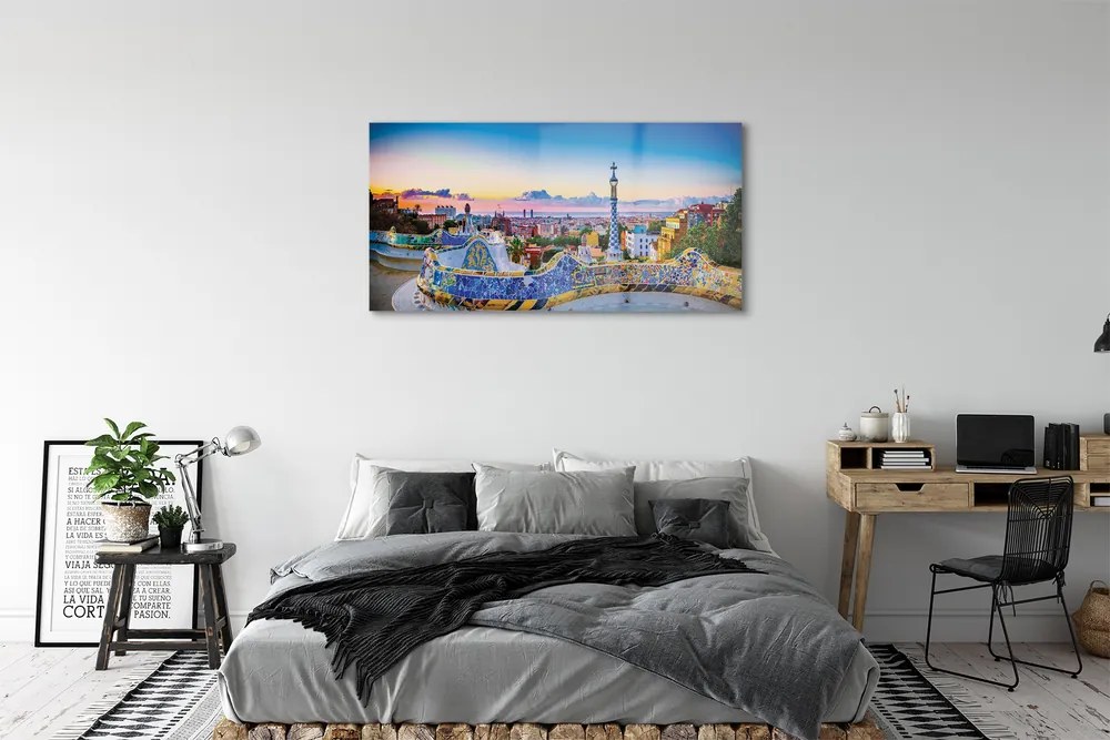 Obraz na szkle Hiszpania Panorama miasta