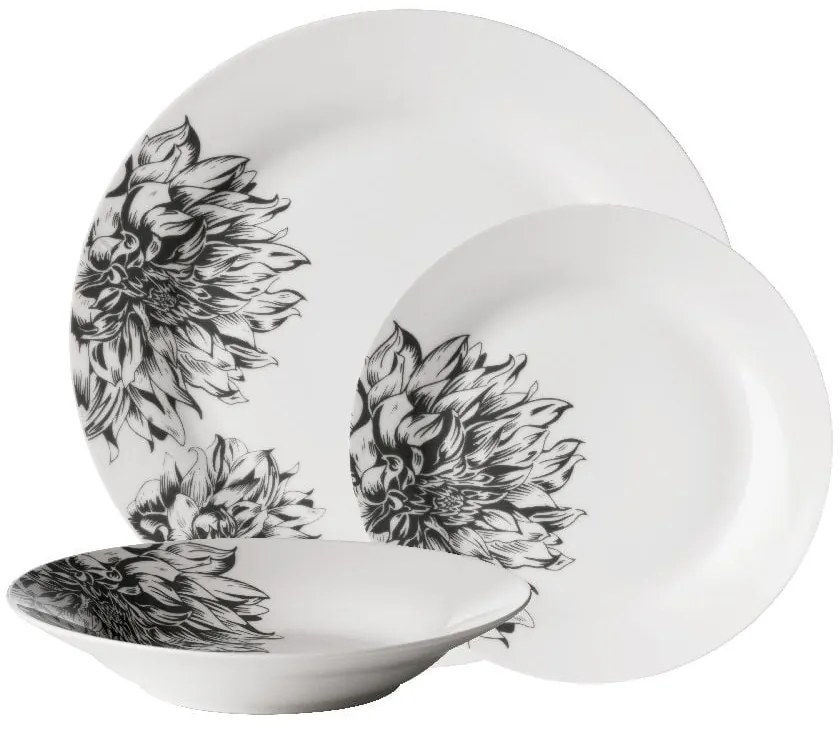 Porcelanowy zestaw talerzy 12 szt. Avie – Premier Housewares