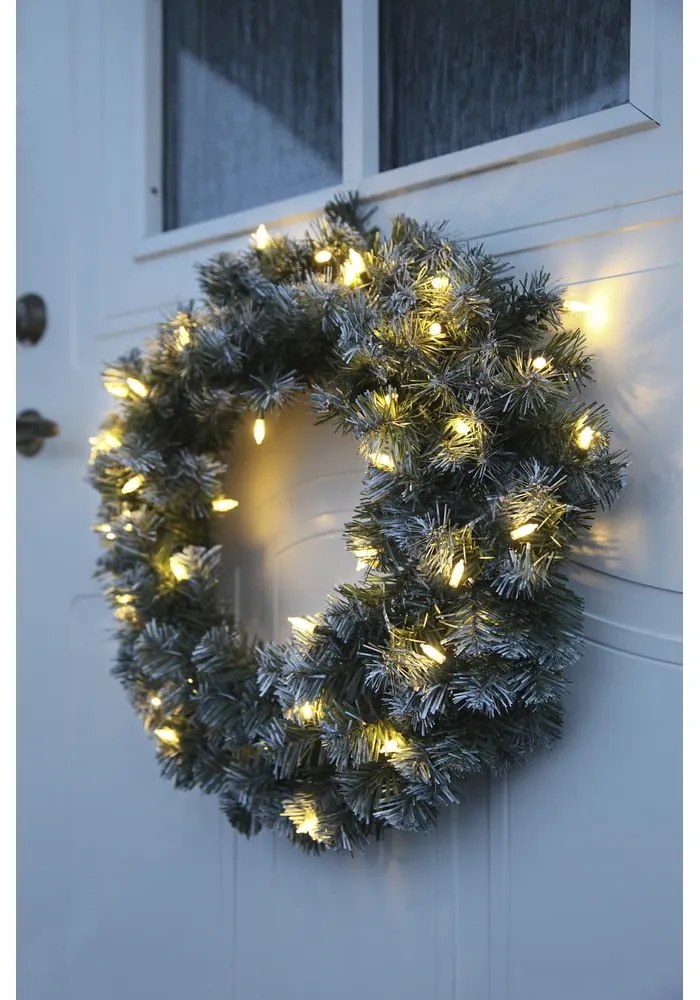 Świecący wieniec LED Star Trading Wreath, ⌀ 50 cm