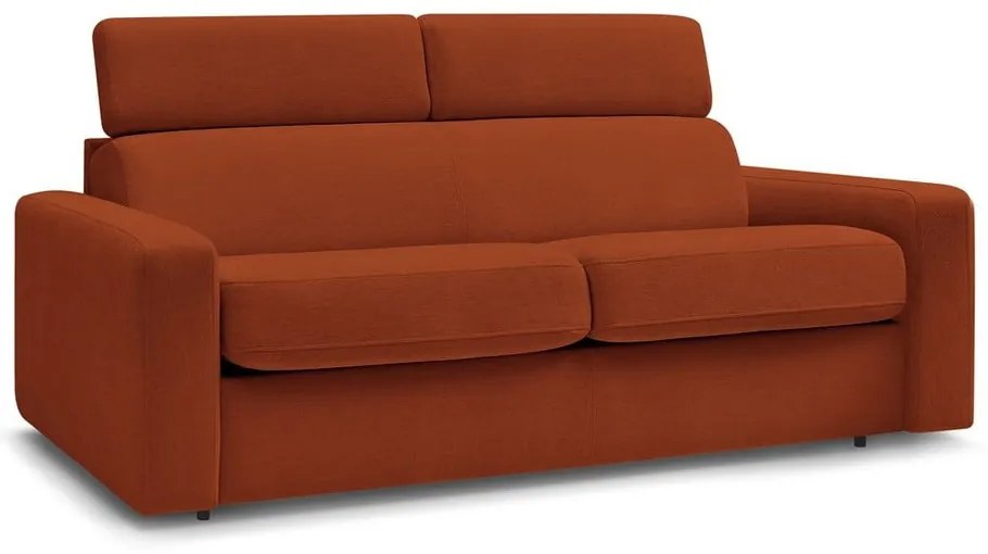 Ceglasta rozkładana sofa 215 cm Monaco – Bobochic Paris