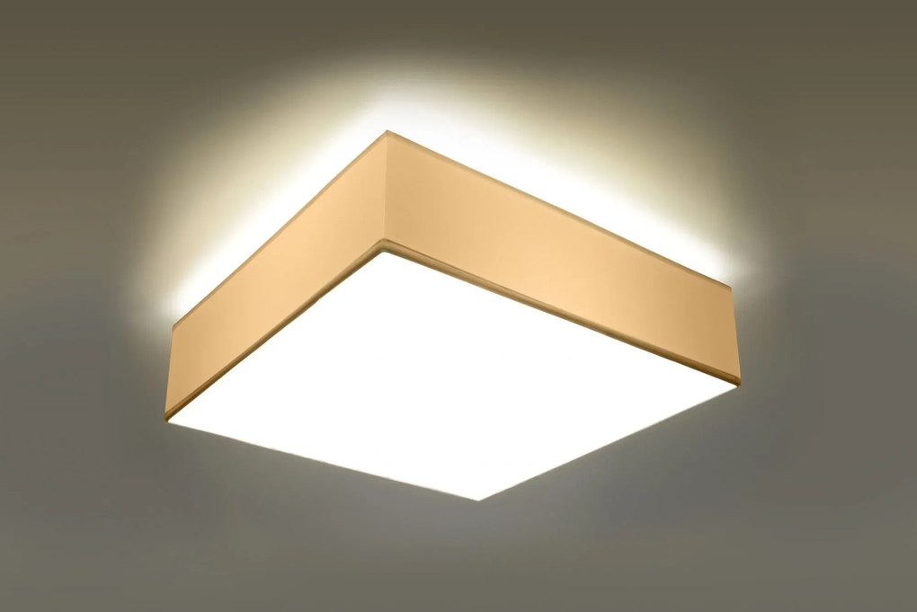 Elegancki kwadratowy plafon E796-Retos - biały