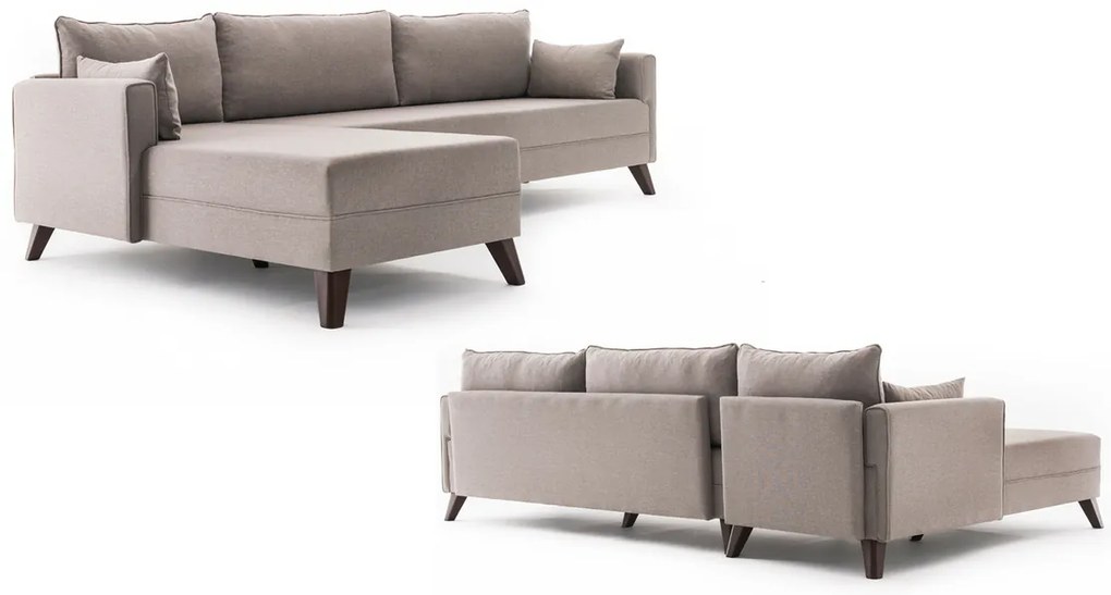 Sofa narożna Bella Narożnik Lewy 1 Kremowy