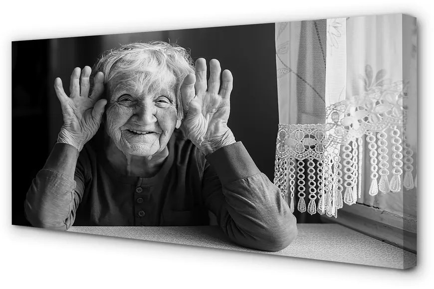 Duży obraz na płótnie Starsza Kobieta