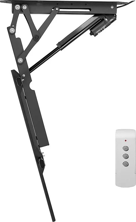 Uchwyt Ścienny na Telewizor SucceBuy Elektryczny Uchwyt Sufitowy do Telewizorów - Elektryczny Składany do Ekranów 81-165 cm