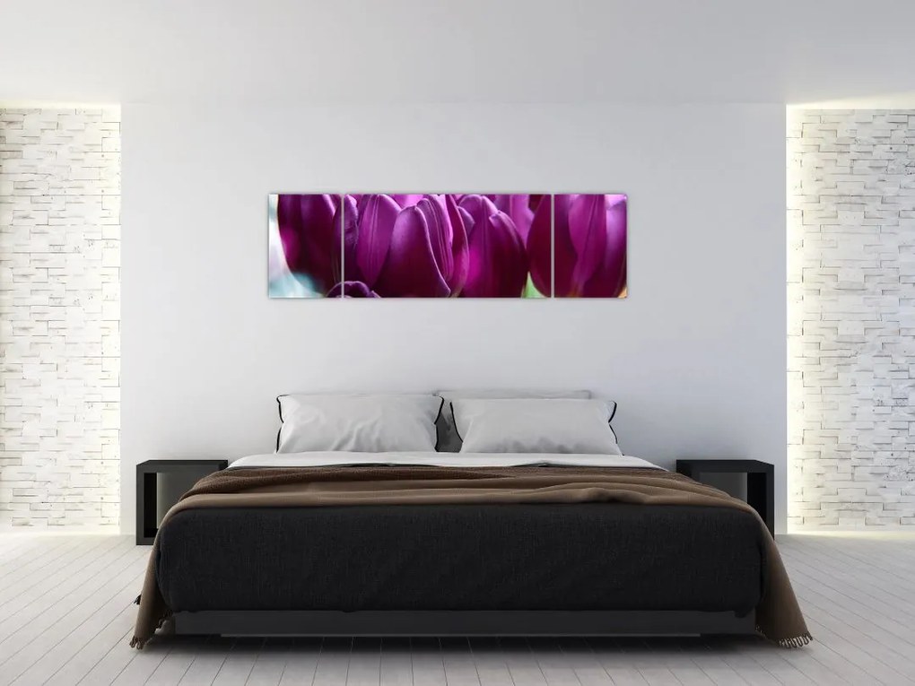 Obraz tulipanów (170x50 cm)