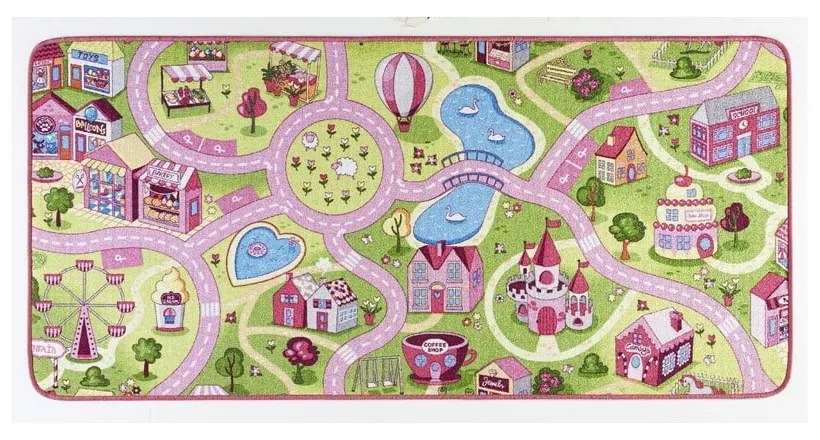Chodnik dziecięcy Hanse Home Sweet Town, 90x200 cm
