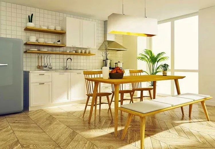 Lampa wisząca do kuchni na chromowanym stelażu - B0-F32