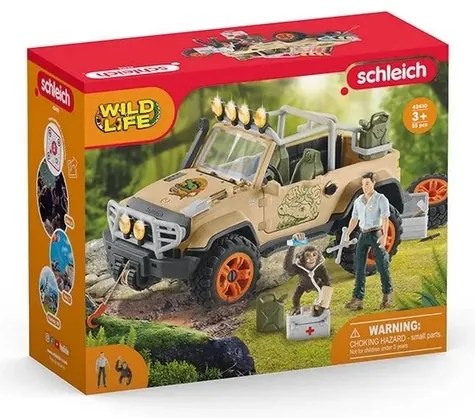 Schleich 42410 Samochód terenowy 4 x 4 z wyciągarką