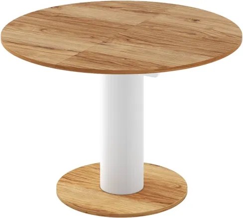 Rozkładany stół jadalniany Solo Lux z blatem w dekorze dąb