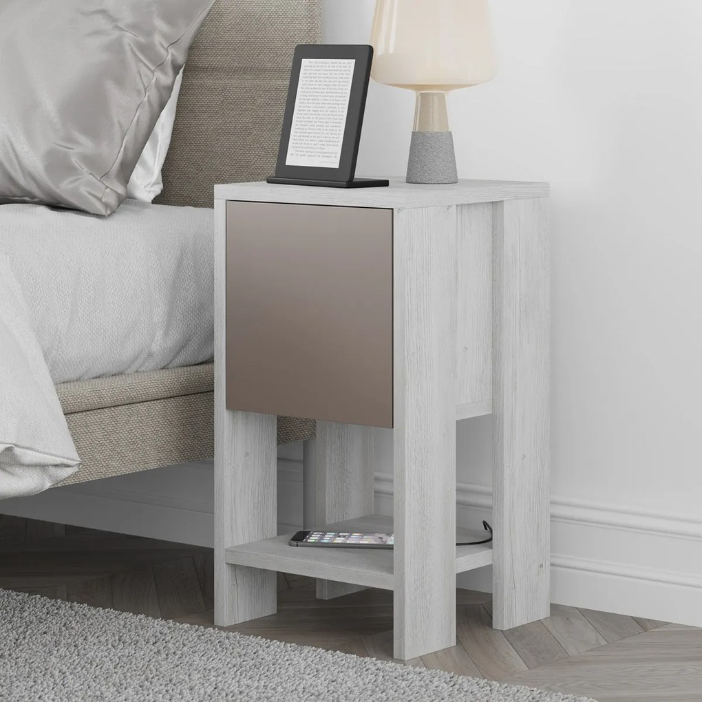 Stolik nocny Ema Light Mocha