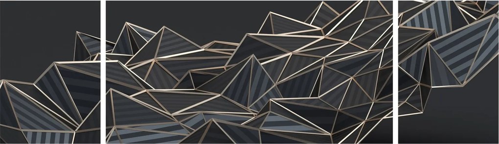 Obraz abstrakcji (170x50 cm)