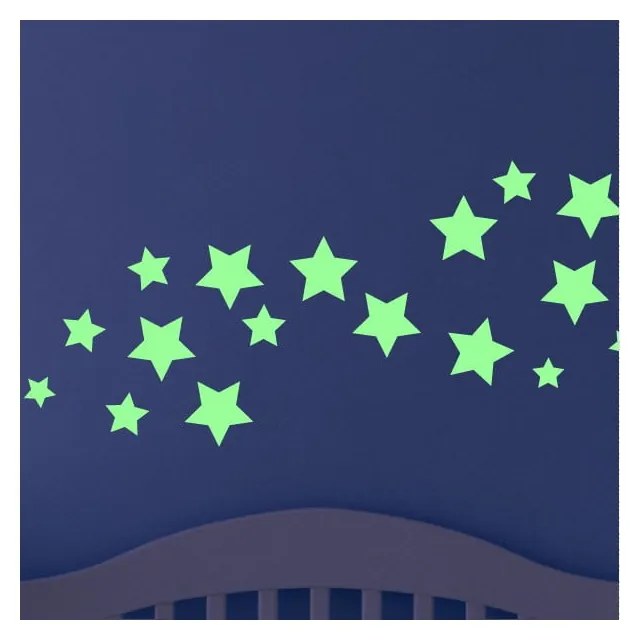 Naklejka świecąca w ciemności Fanastick Simple Stars