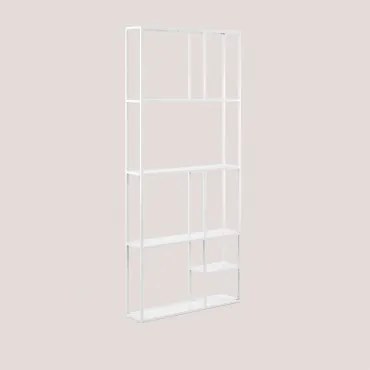 Modułowa Półka Ścienna 80 Cm Ze Stali Thura Gardenia Biel - Sklum