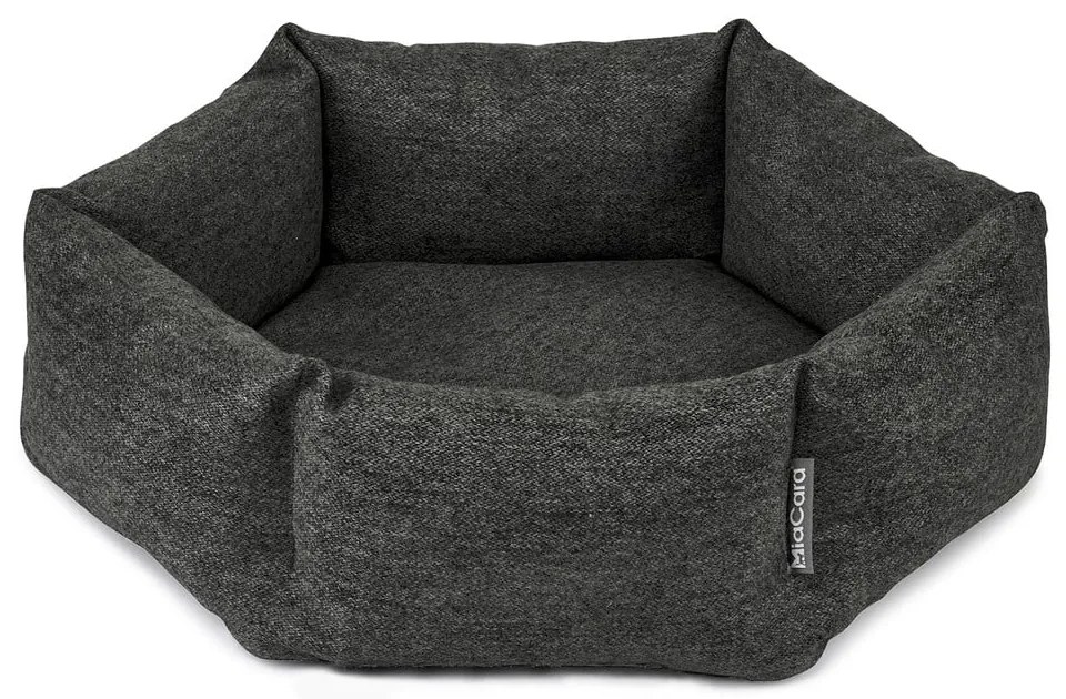 Antracytowe wełniane legowisko dla czworonoga ø 45 cm Calma Anthracite – MiaCara