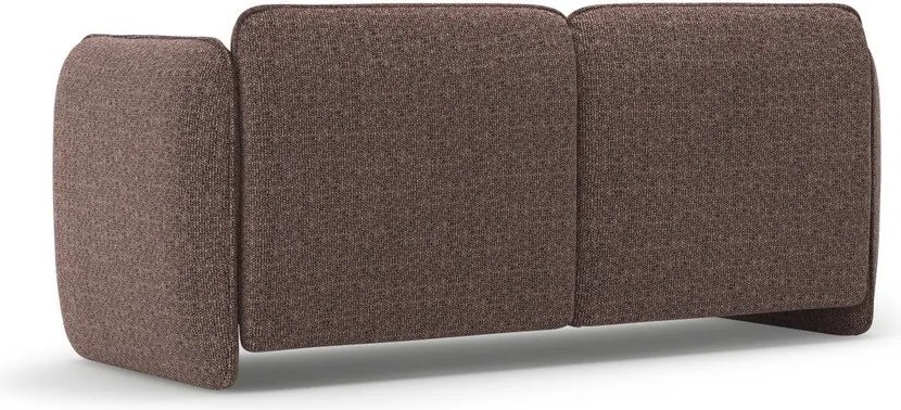 Brązowa sofa z tkaniny szenilowej 168 cm Georgia – Micadoni