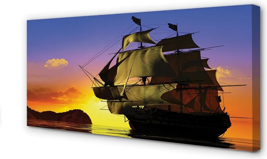 Obraz na płótnie Rejs po Bezkresnym Morzu