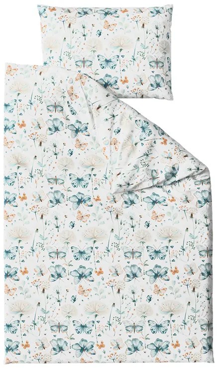 PrzytulneMieszkanie.pl PrzytulneMieszkanie.pl Pościel krepowa do łóżeczka Renforcé ELIVINE biała Rozmiar pościeli: 45 x 65 cm | 90 x 140 cm