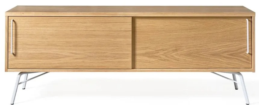 Szafka pod TV z białymi nogami Woodman Ashburn