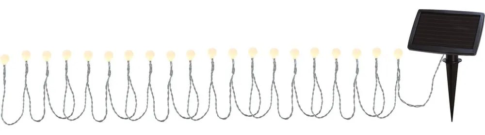 Ogrodowa solarna girlanda świetlna LED Star Trading Globini, dł. 4,75 m