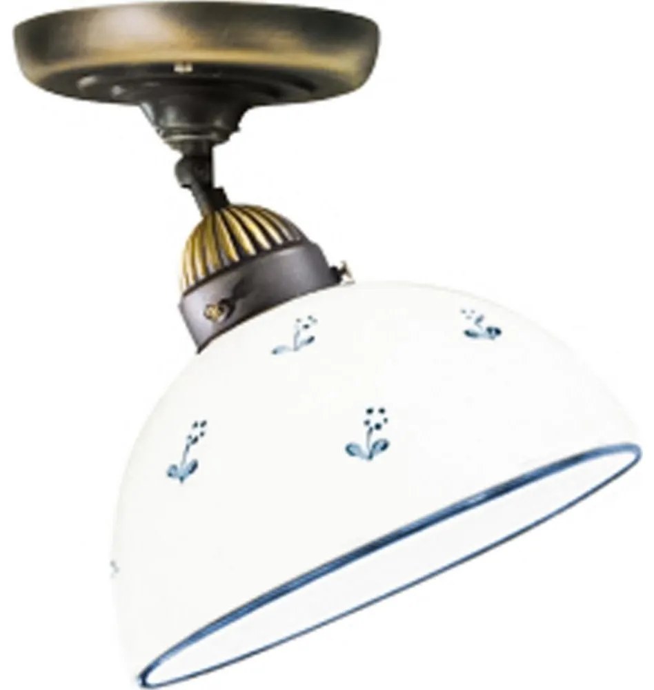 Kolarz 731.10.16 - Żyrandol natynkowy NONNA 1xE27/75W/230V śr. 20 cm niebieski