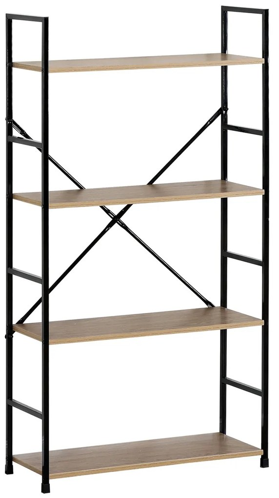 Regał GD-224 OAK Stor, 4 półki, 58,5 x 23,5 x 112,5 cm, 4 piętra