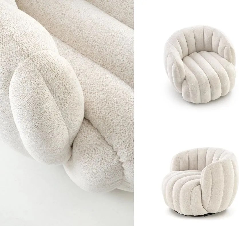 Obrotowy fotel wypoczynkowy Fraser Halmar