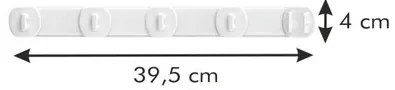 Tescoma Listwa ścienna ProfiMATE, 4 haczyki i uchwyt
