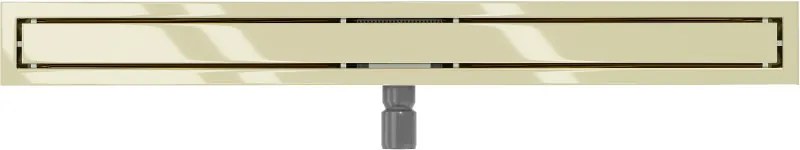 Mexen Flat M13 odpływ liniowy 2w1 90 cm, złoty - 1510090-15