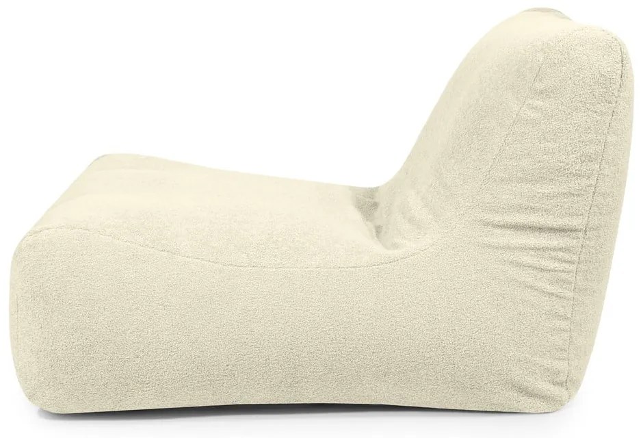 Brązowy worek do siedzenia z materiału bouclé Lounge 100 – SLOWDOWN
