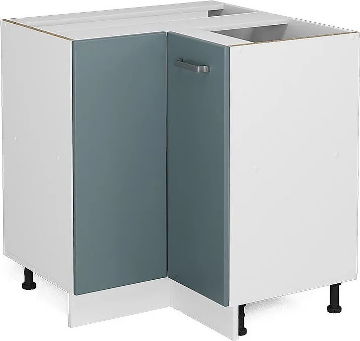 Szafka narożna niebiesko-szary 75.6x46x81.6 r-line