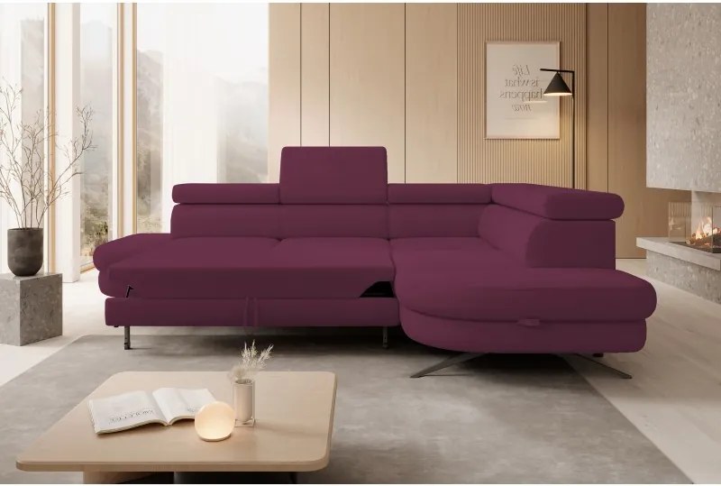 Narożnik OTIS L Prawostronny Regulowane Zagłówki WERSAL