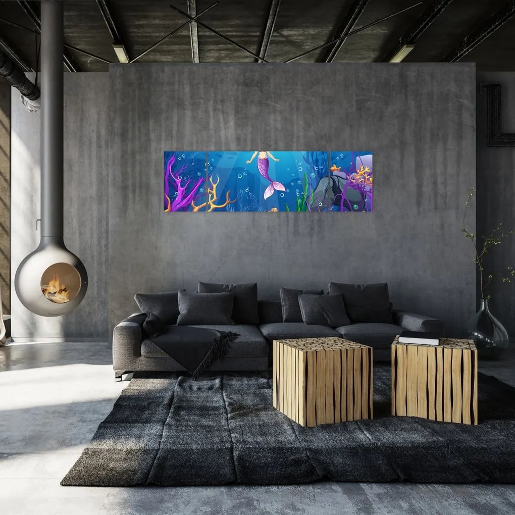 Obraz - Wróżka wody (170x50 cm)