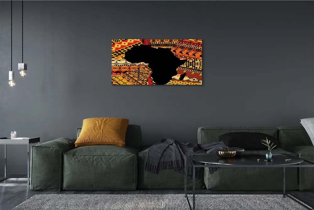 Obraz canvas na ścianę Mapa z Wzorami