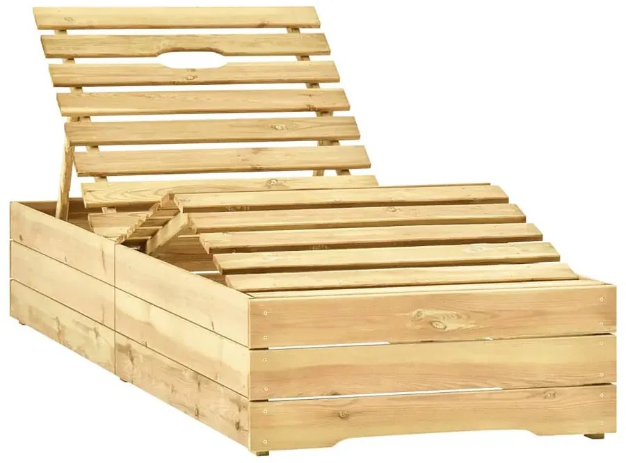 Leżak ogrodowy z poduszką i stolikiem czarny H3-C56