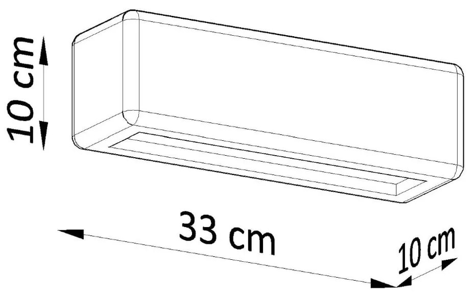 Biały kinkiet Mosorio – Nice Lamps